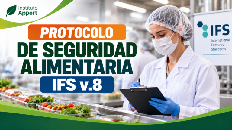 Protocolo de seguridad alimentaria IFS v.8 – Formación en protocolo IFS utilizado internacionalmente.